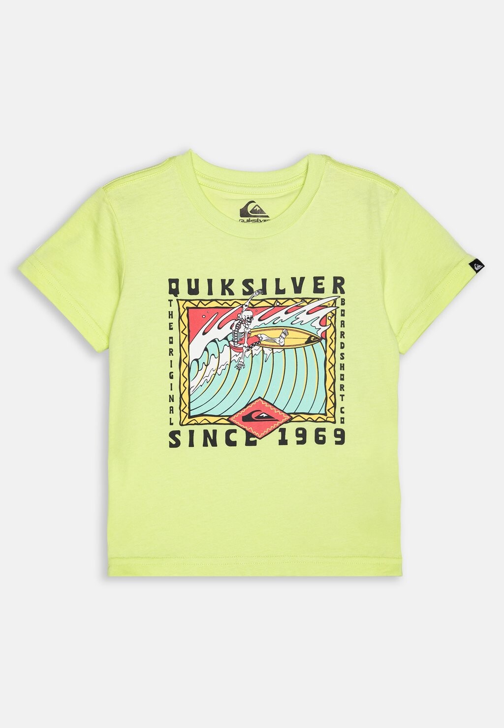 

Футболка RETRO SKULL BOY Quiksilver, зеленый