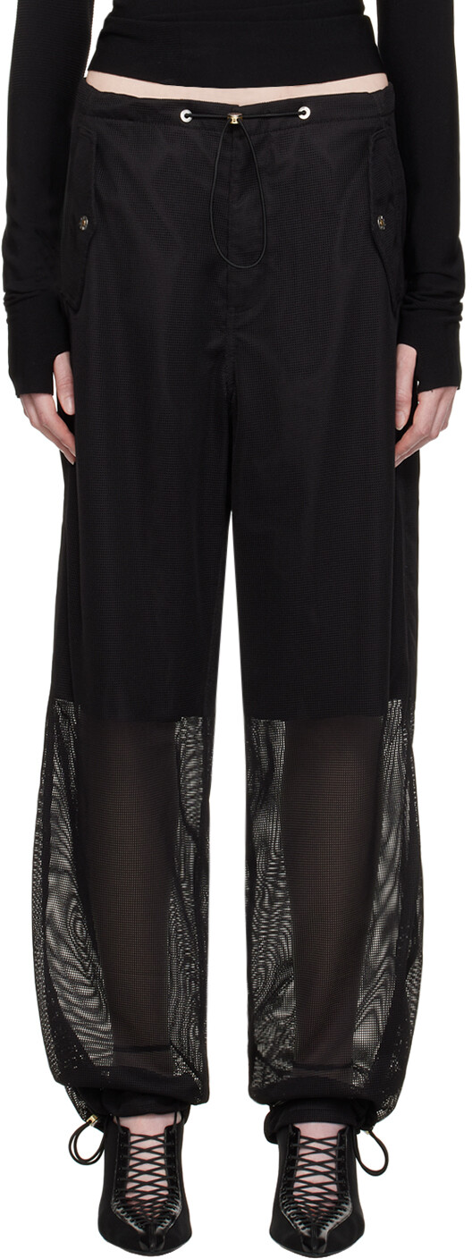 

Черные брюки в сетку Dion Lee, Черный, Черные брюки в сетку Dion Lee