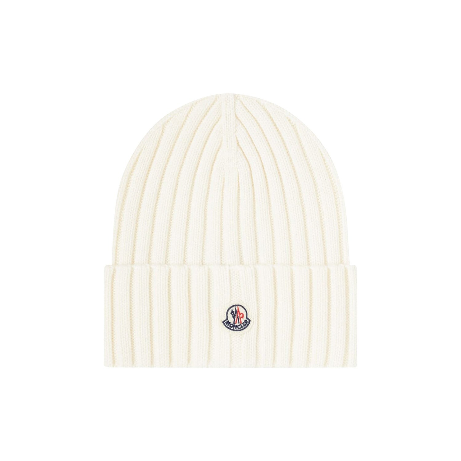 

Moncler Вязаная шапка цвета слоновой кости