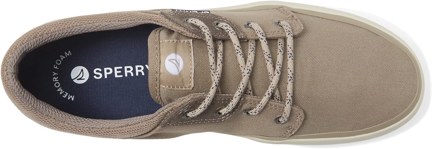 Мужские кроссовки Sperry Crossjack на шнуровке повседневные - белые — фото 2