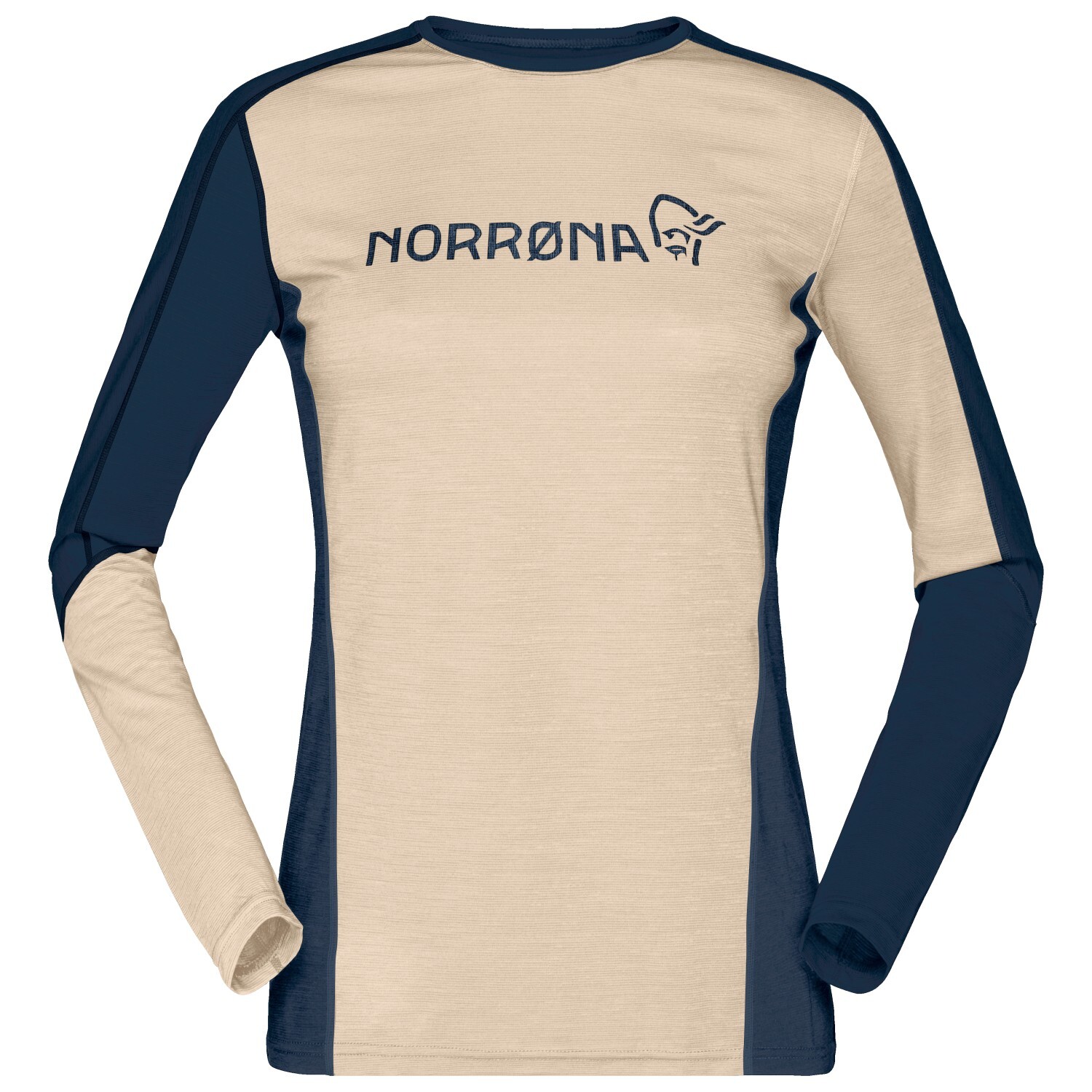 

Рубашка из мериноса Norrøna Falketind Equaliser Merino Round Neck, цвет Pure Cashmere