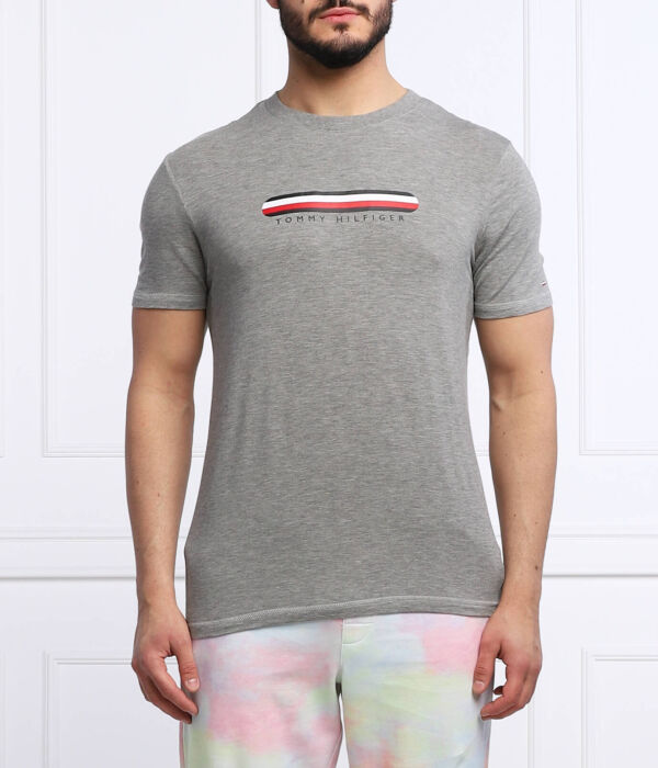 

Футболка мужская Tommy Hilfiger с полосами, серый