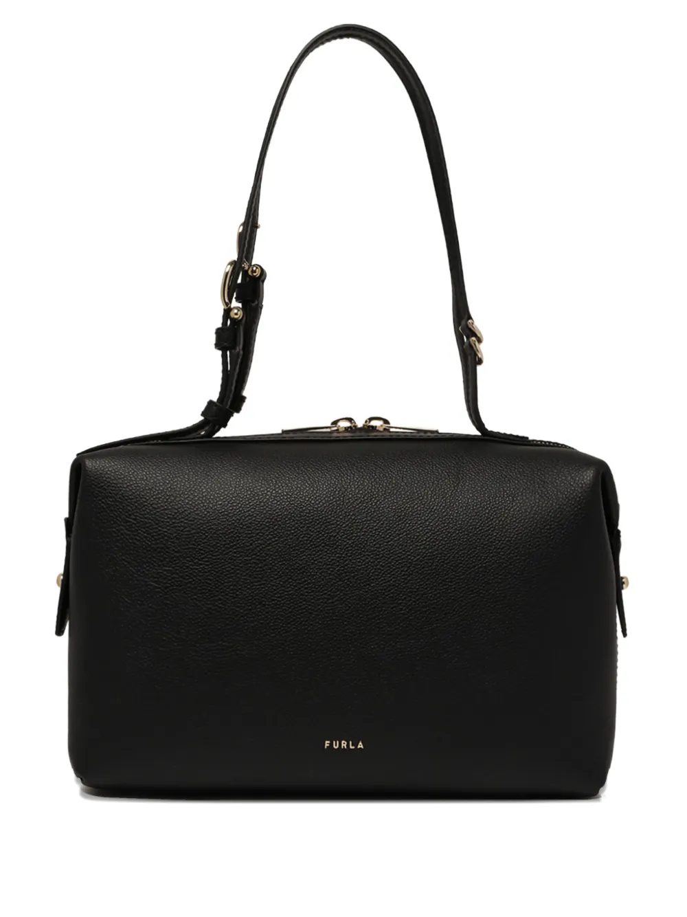 

Сумка-шоппер из кожи Furla, черный