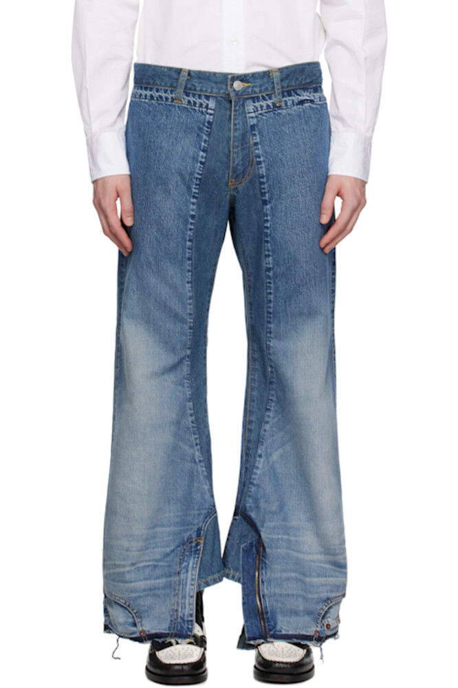 

Синие джинсы Levi's Edition Garment Treatment W Name Junya Watanabe