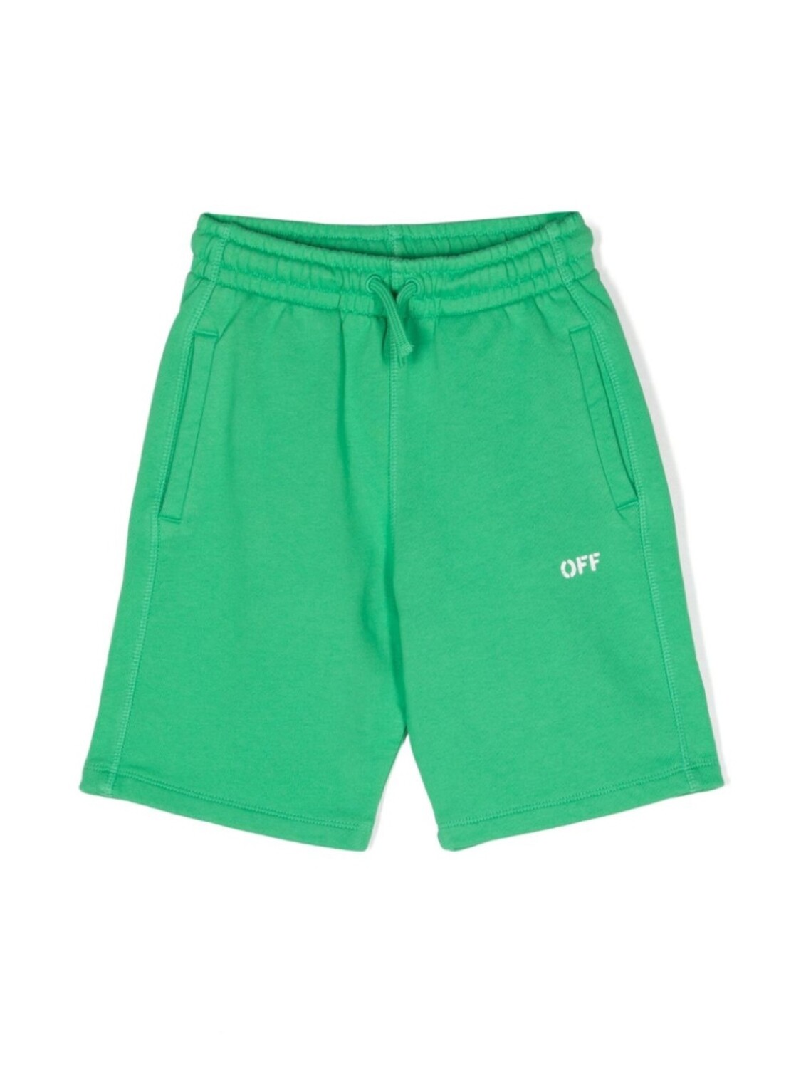 

Off-White Kids спортивные шорты с логотипом, зеленый