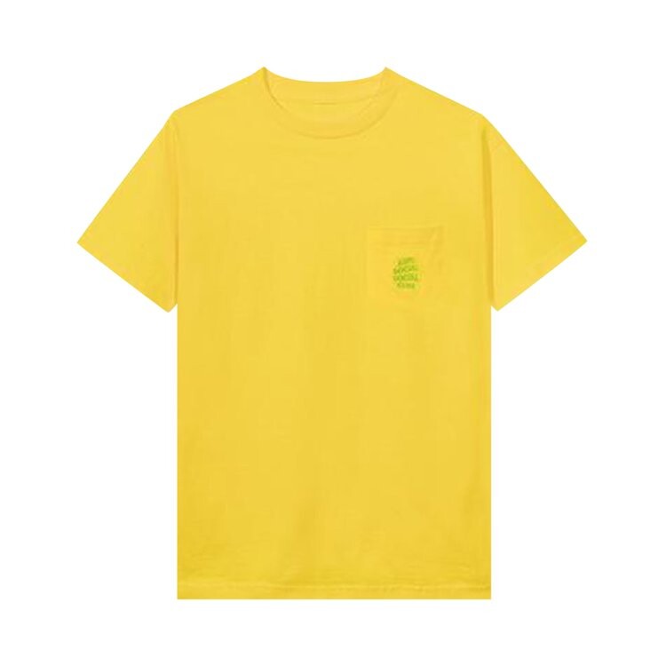 

Футболка Anti Social Social Club Cross My Heart Tee, желтый