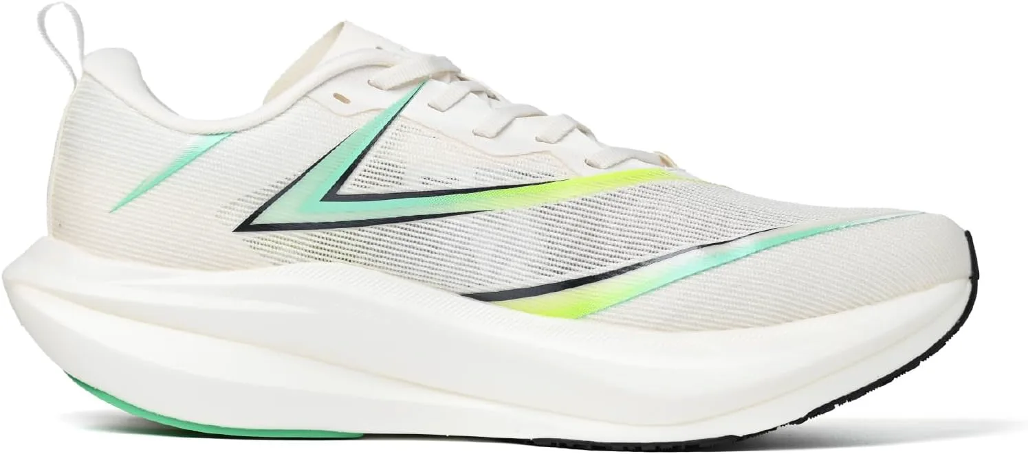 Кроссовки для бега Peak Men's K21 (21 километров) [Peak] K21 EXT53301 Бело-зеленые с амортизацией, мужская мода, белый — фото 2