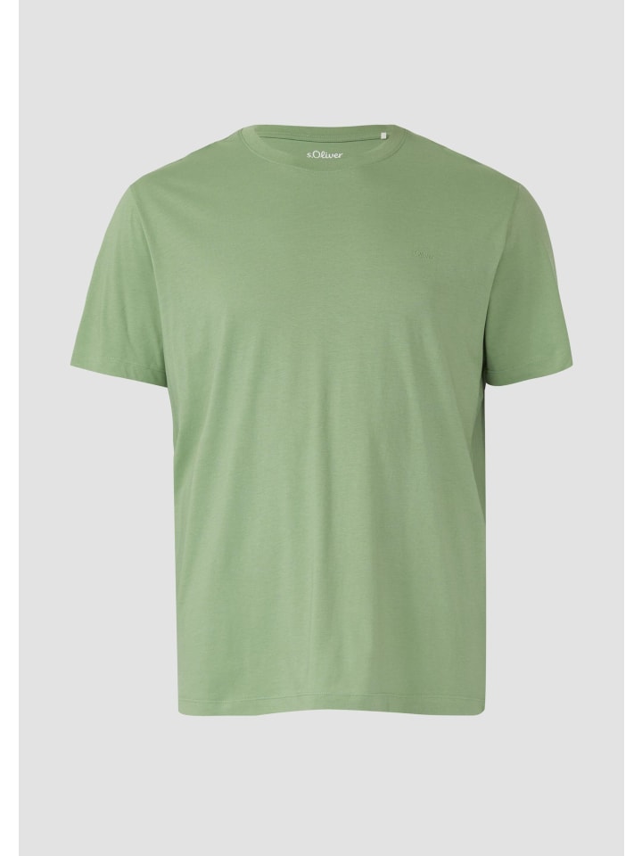 

s.Oliver Футболка 7253_зеленого цвета, Зеленый, s.Oliver Футболка 7253_зеленого цвета