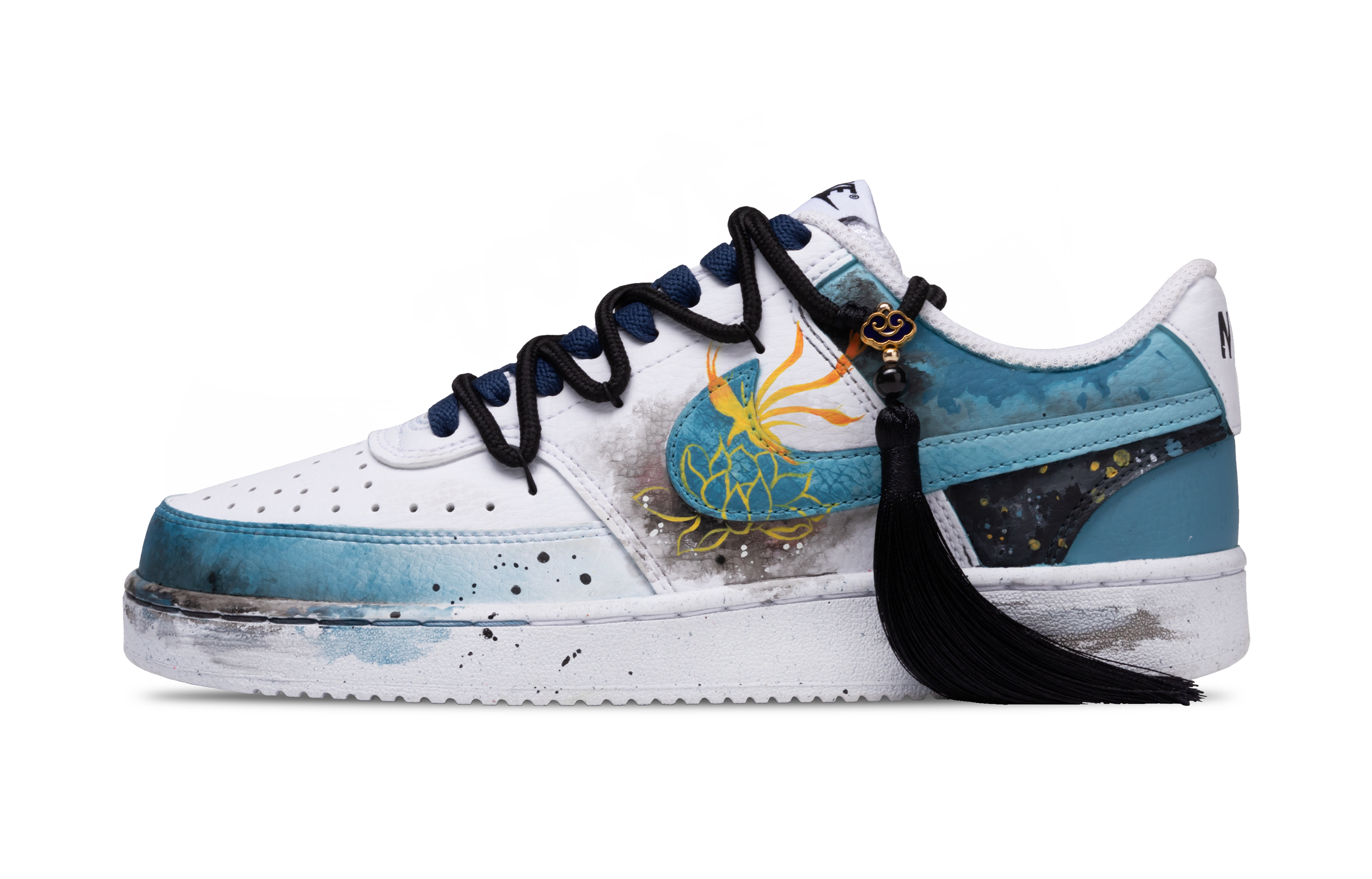 

Nike Кроссовки для скейтбординга Court Vision 1 Low Top, мужские, темно-голубые