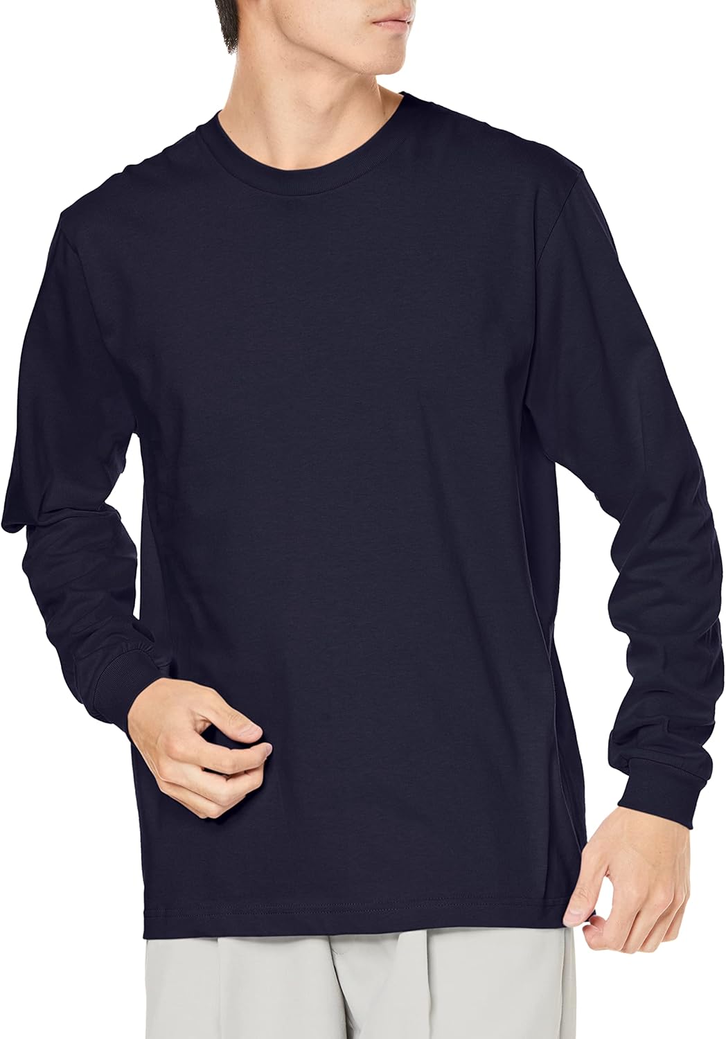 

Мужская футболка с длинным рукавом Printstar 00110-CLL, однотонная, темно-синий