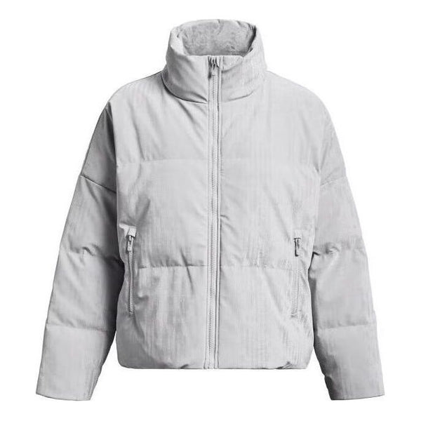 

Куртка coldgear infrared down puffer jacket 'halo grey' Under Armour, серый