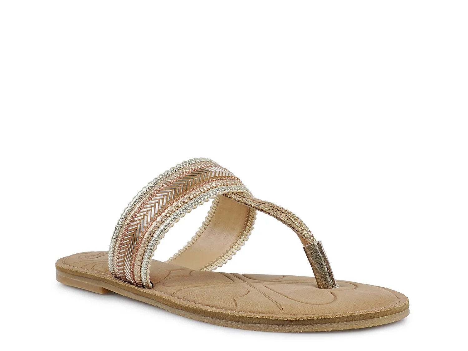 Сандалии Candie's Trystan Sandal, Silver/Rose Gold
