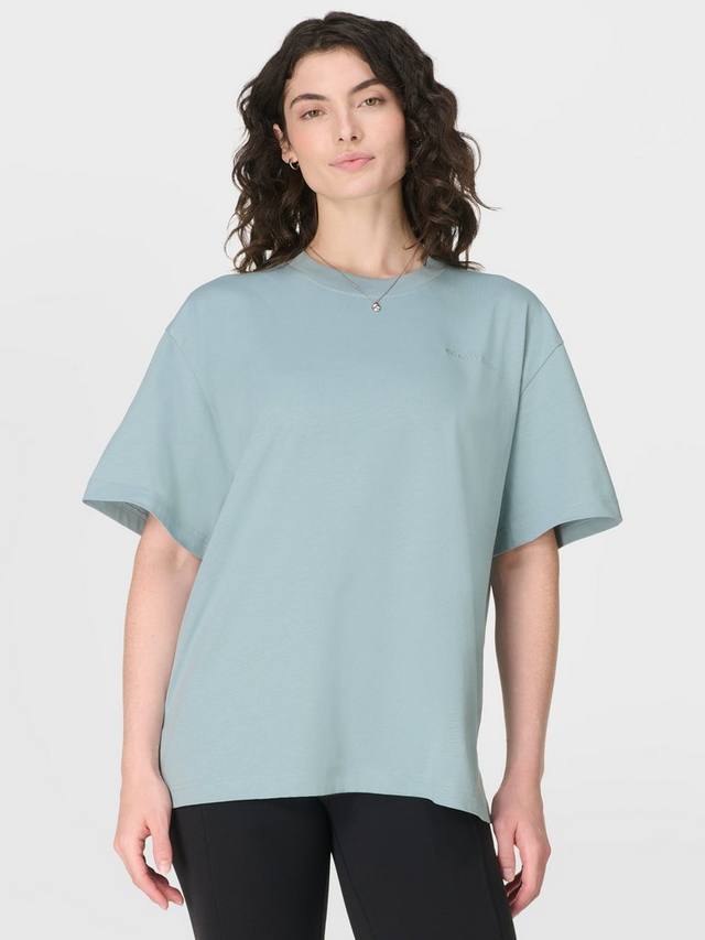 

Футболка Boxy Fit с логотипом Sweaty Betty, Vapour Blue