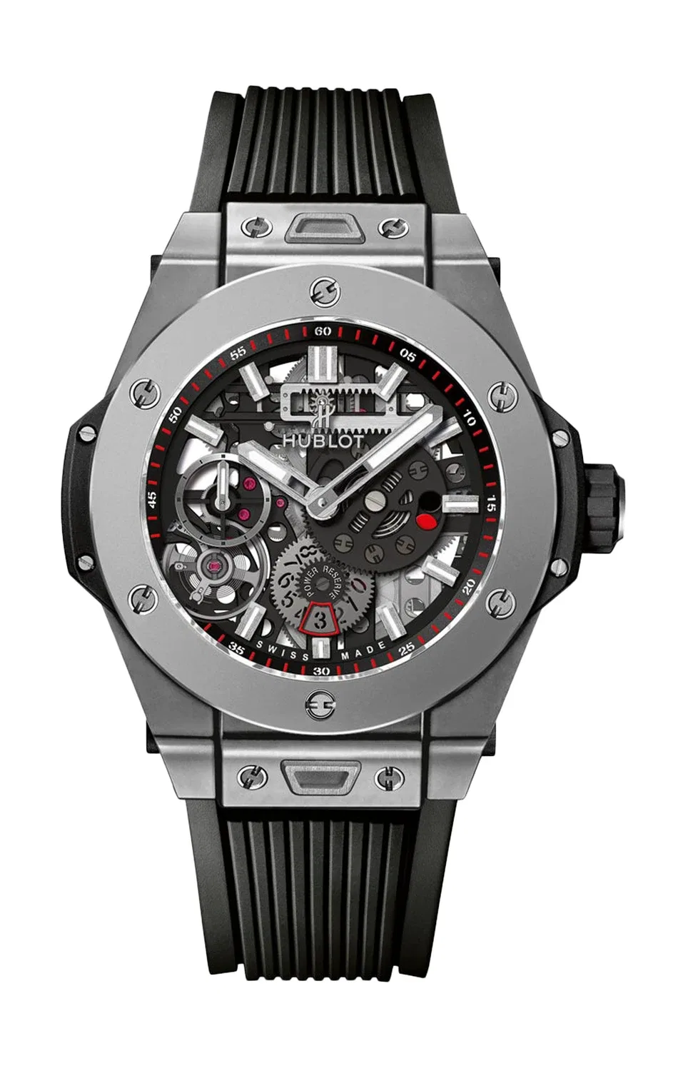 ТИТАНОВЫЕ MECA-10 РЕЗЕРВ ХОДА 10 ДНЕЙ - 414.NI.1123.RX HUBLOT, синий