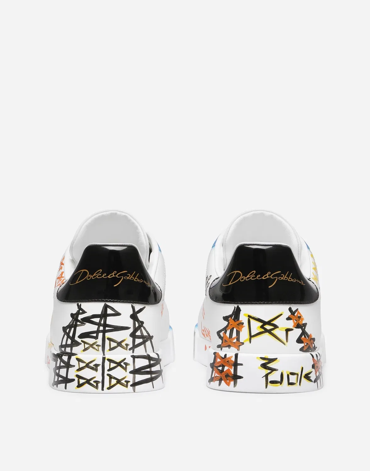 Кроссовки Portofino лимитированной серии DOLCE & GABBANA, мультиколор — фото 3