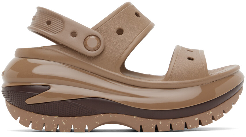 Коричневые сандалии Mega Crush Crocs