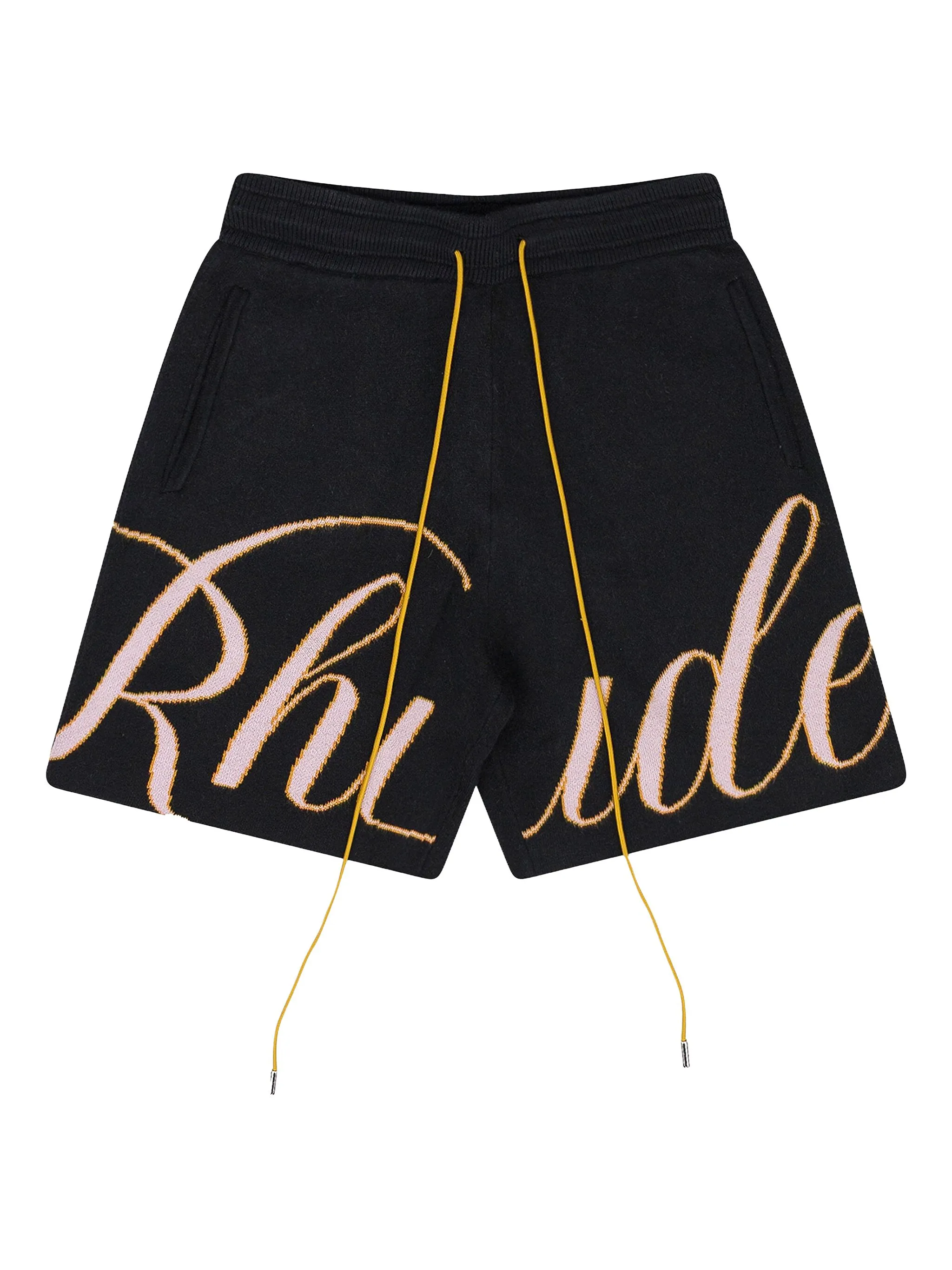 

Плавки-шорты с принтом Rhude, черный