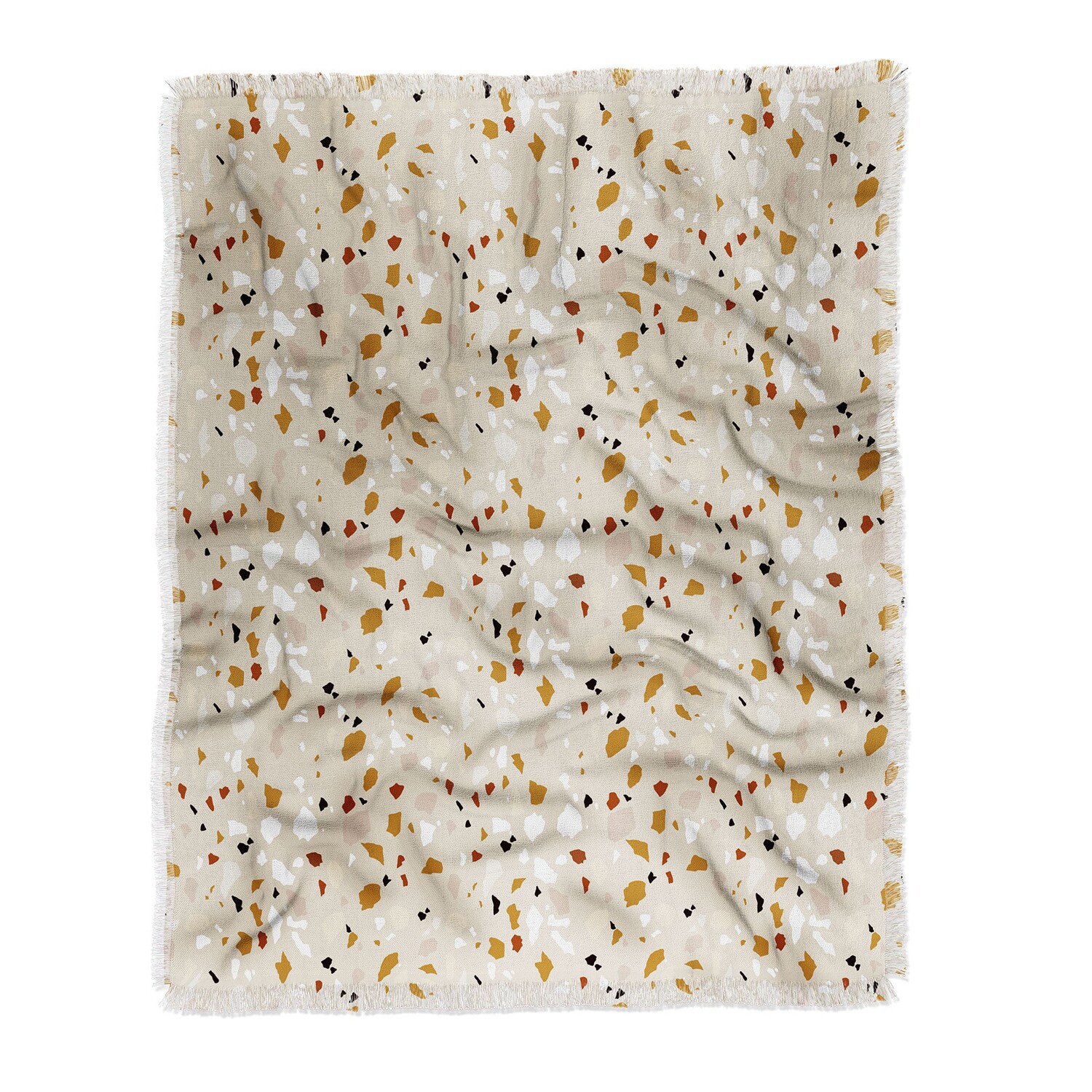 

Плед Iveta Abolina Terrazzo Tan Deny Designs, цвет Beige
