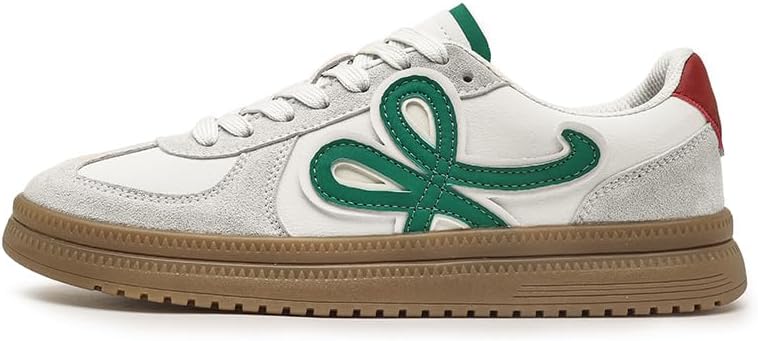 

Мужские осенние кожаные модные кроссовки LHYXU для активного отдыха и спорта, зеленый