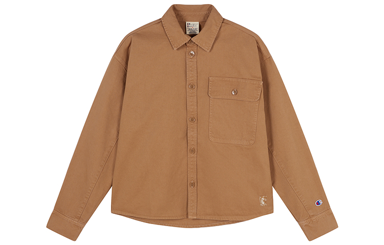 

Champion Женская рубашка светло-коричневого цвета