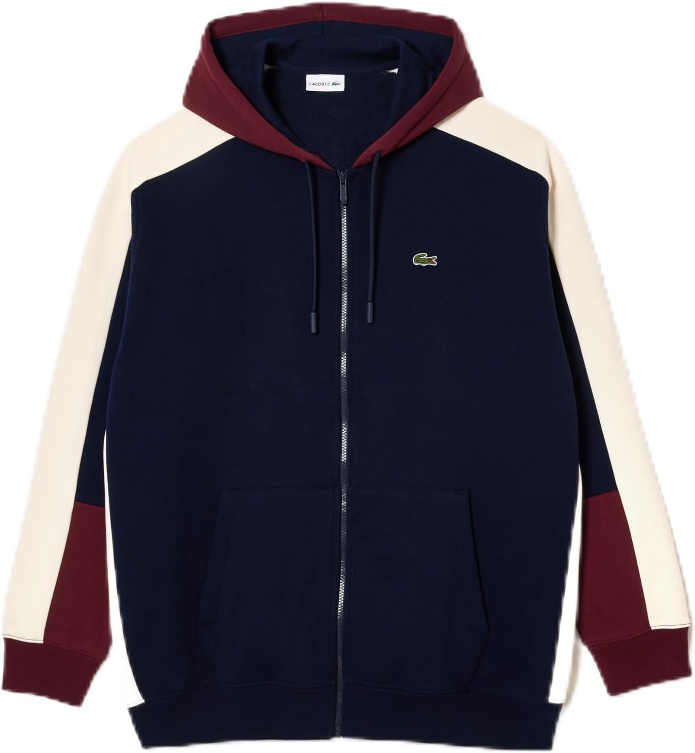 

Толстовка Lacoste мужская Big Fit на молнии, Navy Blue/Zin-Lapland