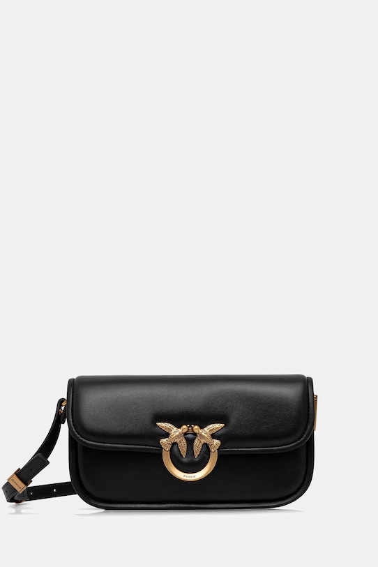 

Кожаная сумка Pinko, черный
