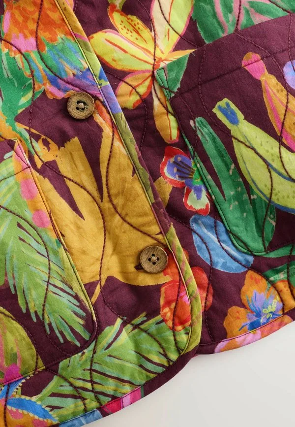 Куртка-Светильник стандартного кроя Next, Bright Jungle Print — фото 2