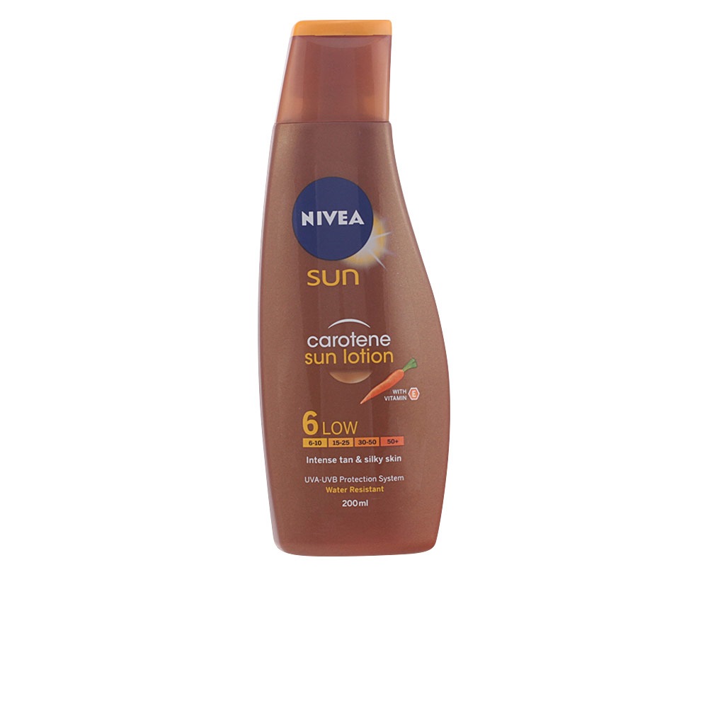

Солнцезащитный крем sun carrot milch lsf6 Nivea, объем 200 мл