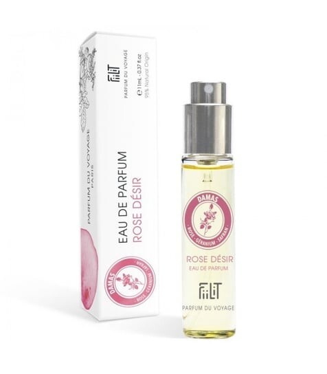 

Эксклюзивная экологическая парфюмированная вода, аромат: Rose Desir - Damas, флакон, Zero Waste, 11 мл, FiiLiT