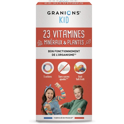 

Kid 23 Витамины и микроэлементы с магнием, цинком и бета Granions