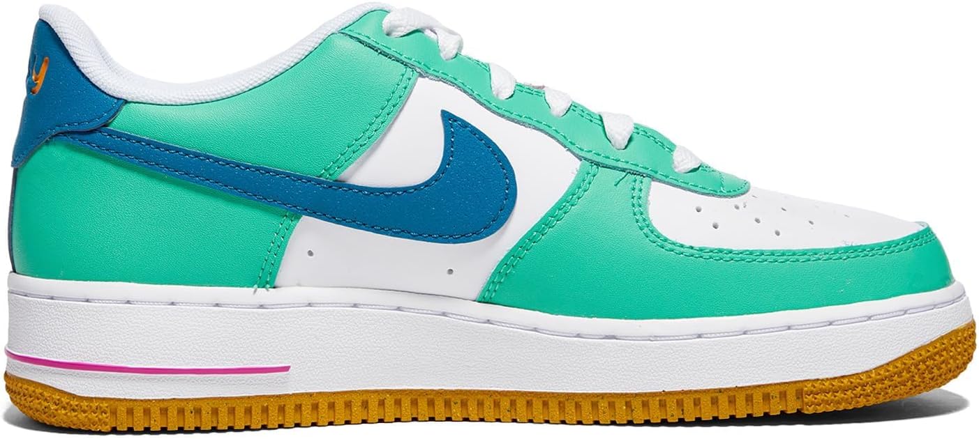 Мужские кроссовки Nike Scarpa Air Force 1 Mid, белый/зеленый — фото 2