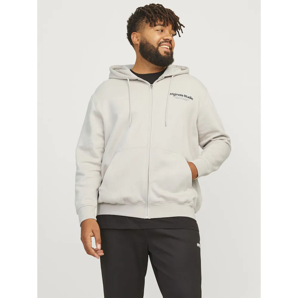 

Толстовка Jack & Jones Vesterbro Plus full zip, белый