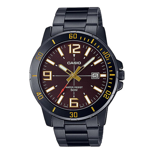 

Часы Casio Dress Classic Analog Watch 'Metallic Black Gold', красный