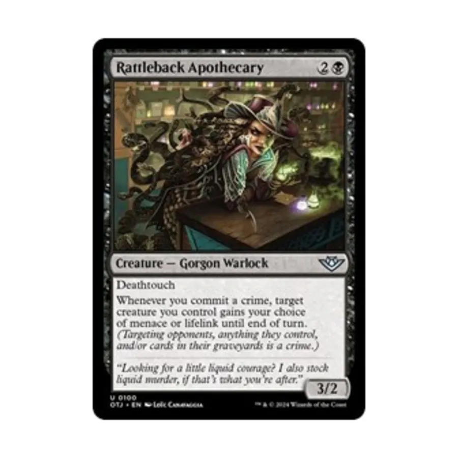 

CCG Рэттлбэк-аптекарь (U), MTG - Outlaws of Thunder Junction