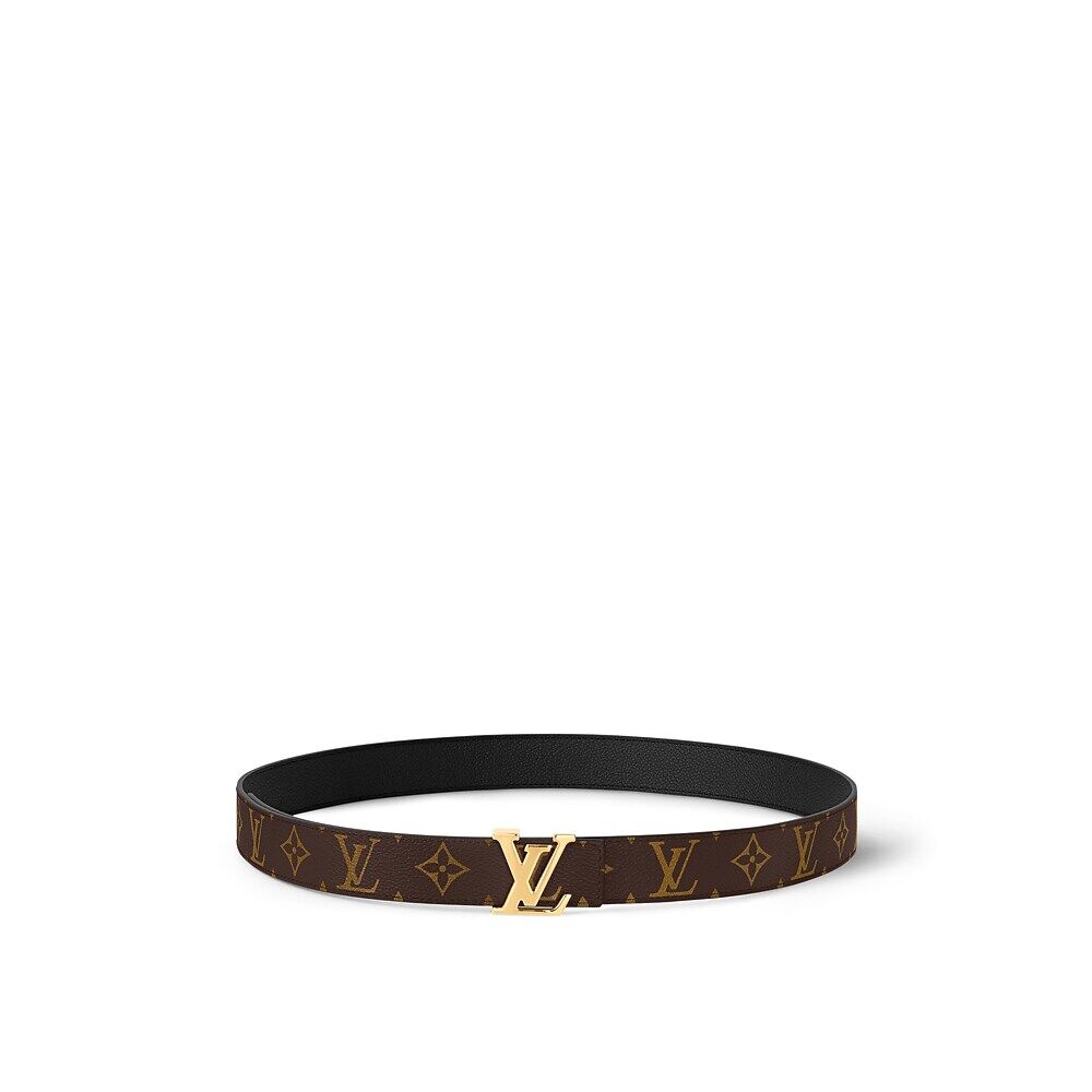 

Двусторонний ремень LV Initiales шириной 30 мм Louis Vuitton, черный