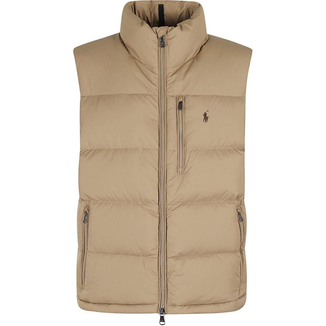 

Поло-понни зип-жилет Polo Ralph Lauren, sand бежевый