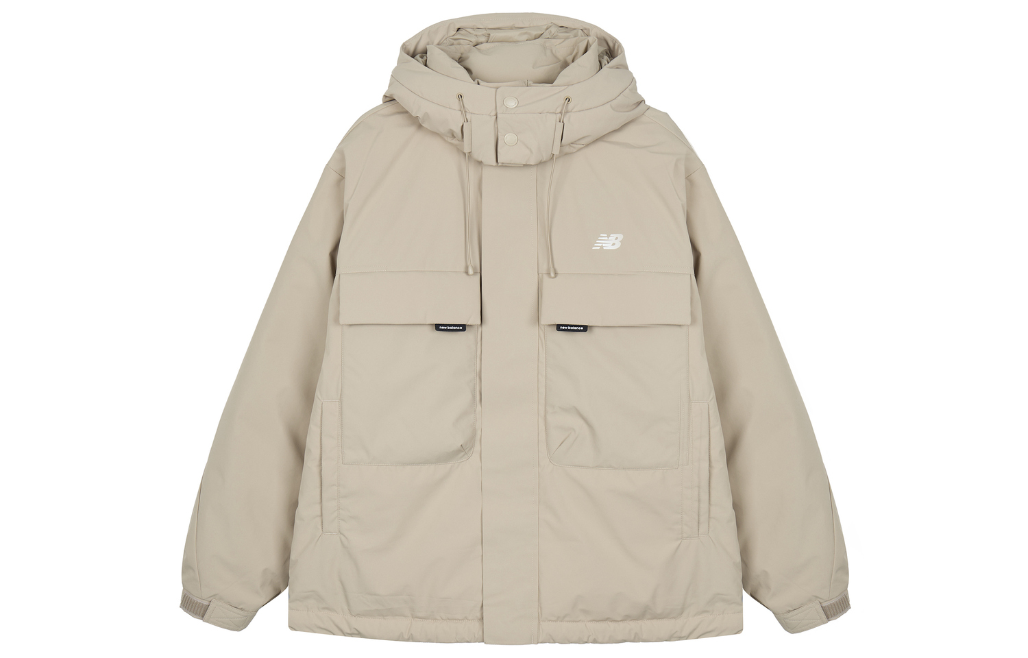 

New Balance Пуховик мужской коричневый, Woody Brown