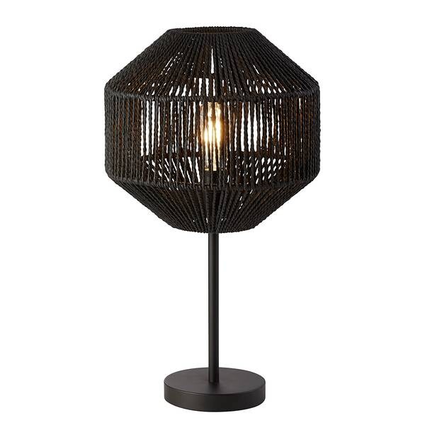 

Настольная лампа searchlight Wicker, черный