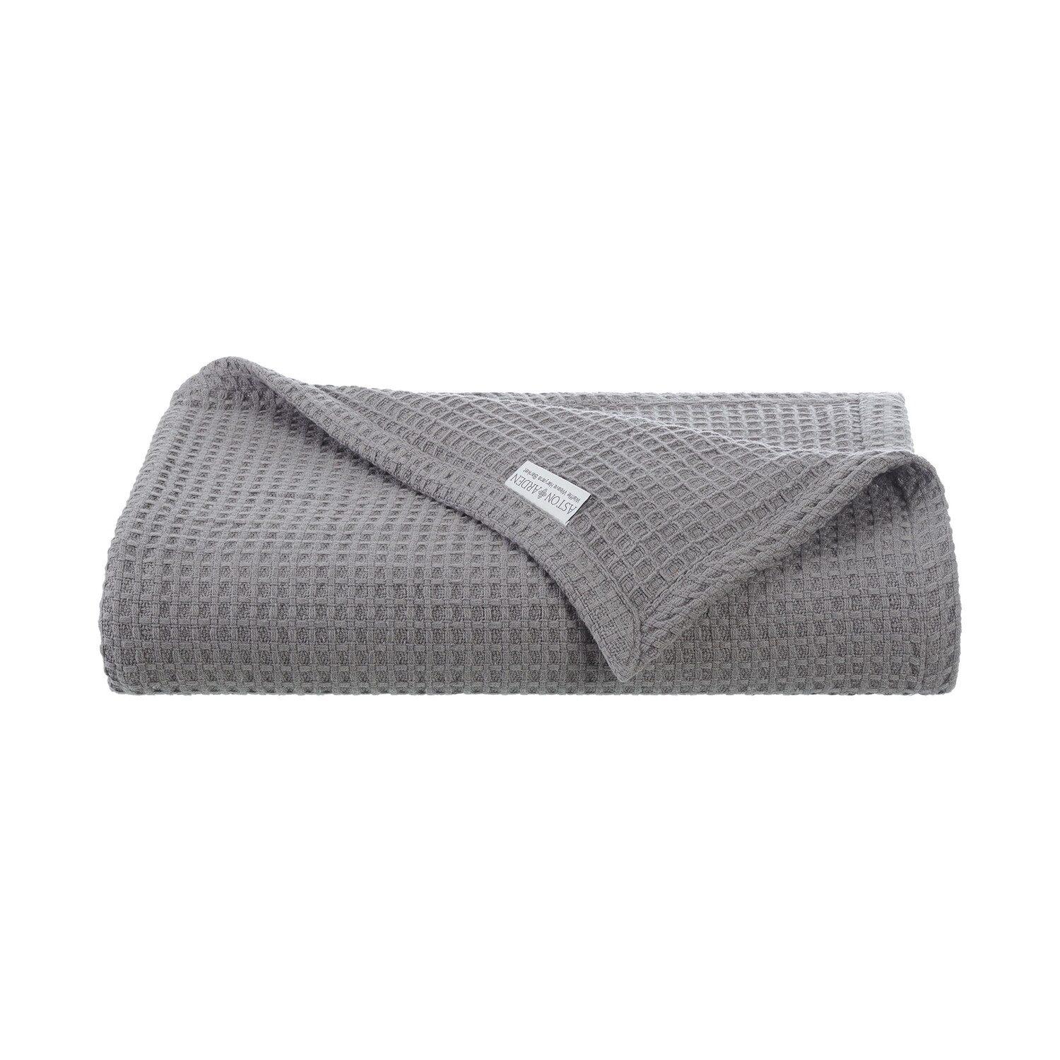

Одеяло хлопковое Aston & Arden 450 GSM, темно-серый