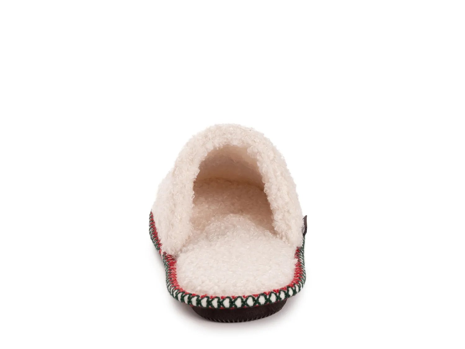 Тапочки MUK LUKS Novelty Punch Needle Slipper - Women's, White Cardinal — фото 2
