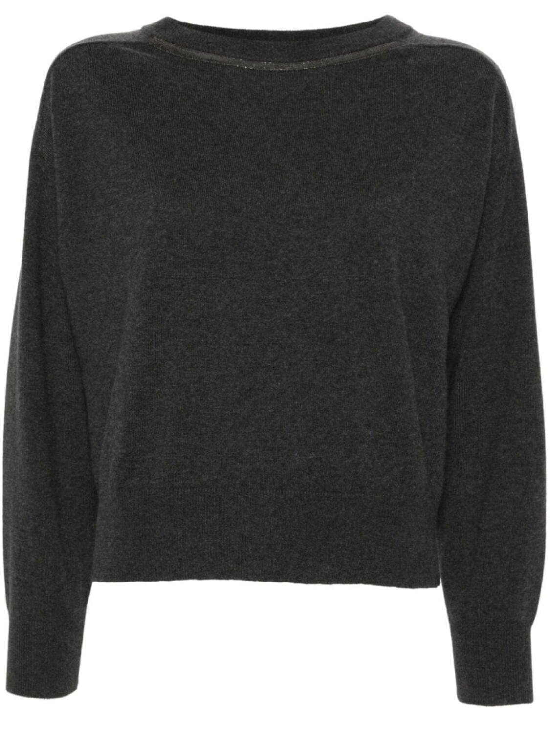 

Brunello Cucinelli кашемировый свитер, серый