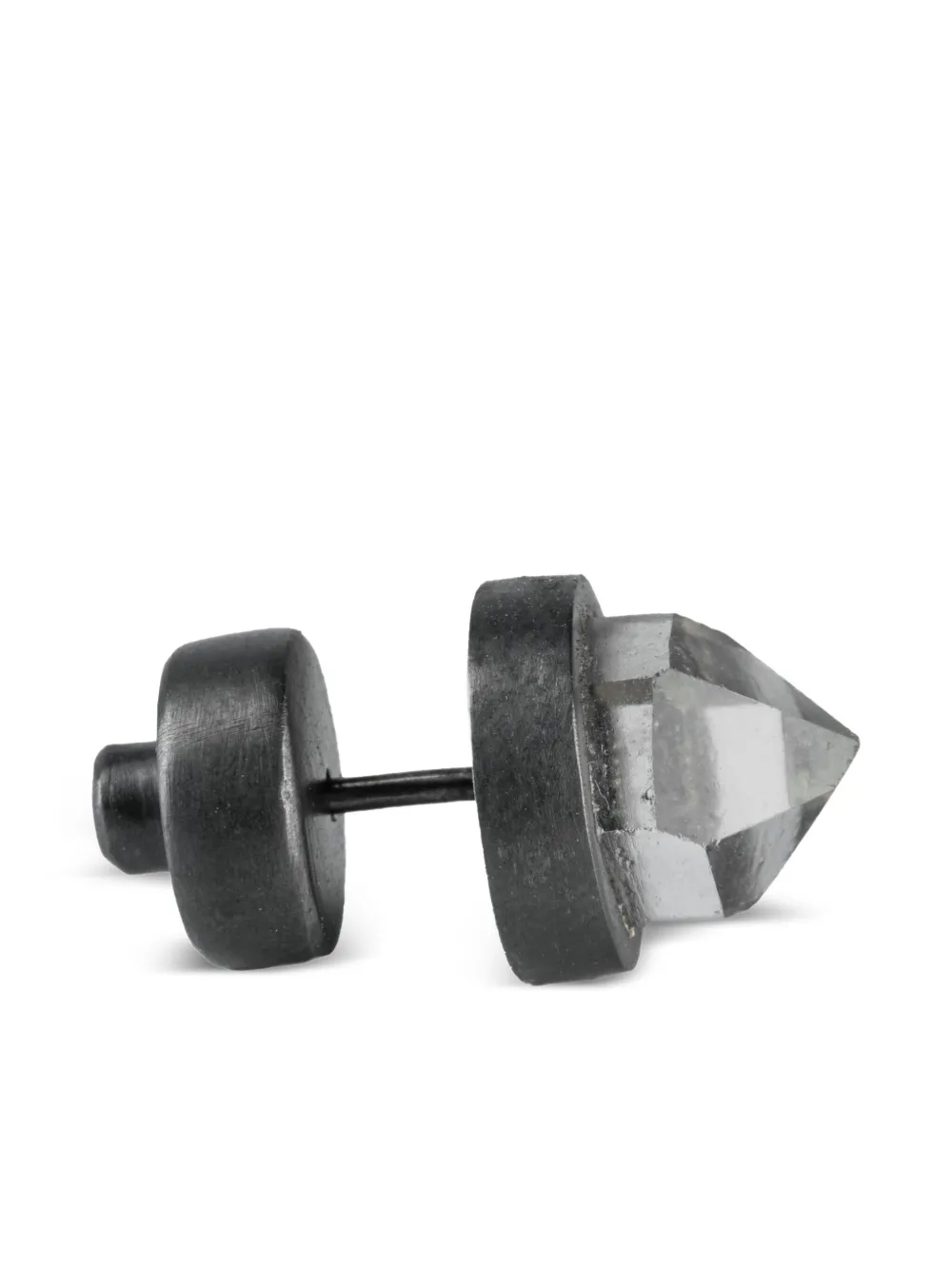 

Серебряная серьга Stud с кварцем Parts of Four, серый