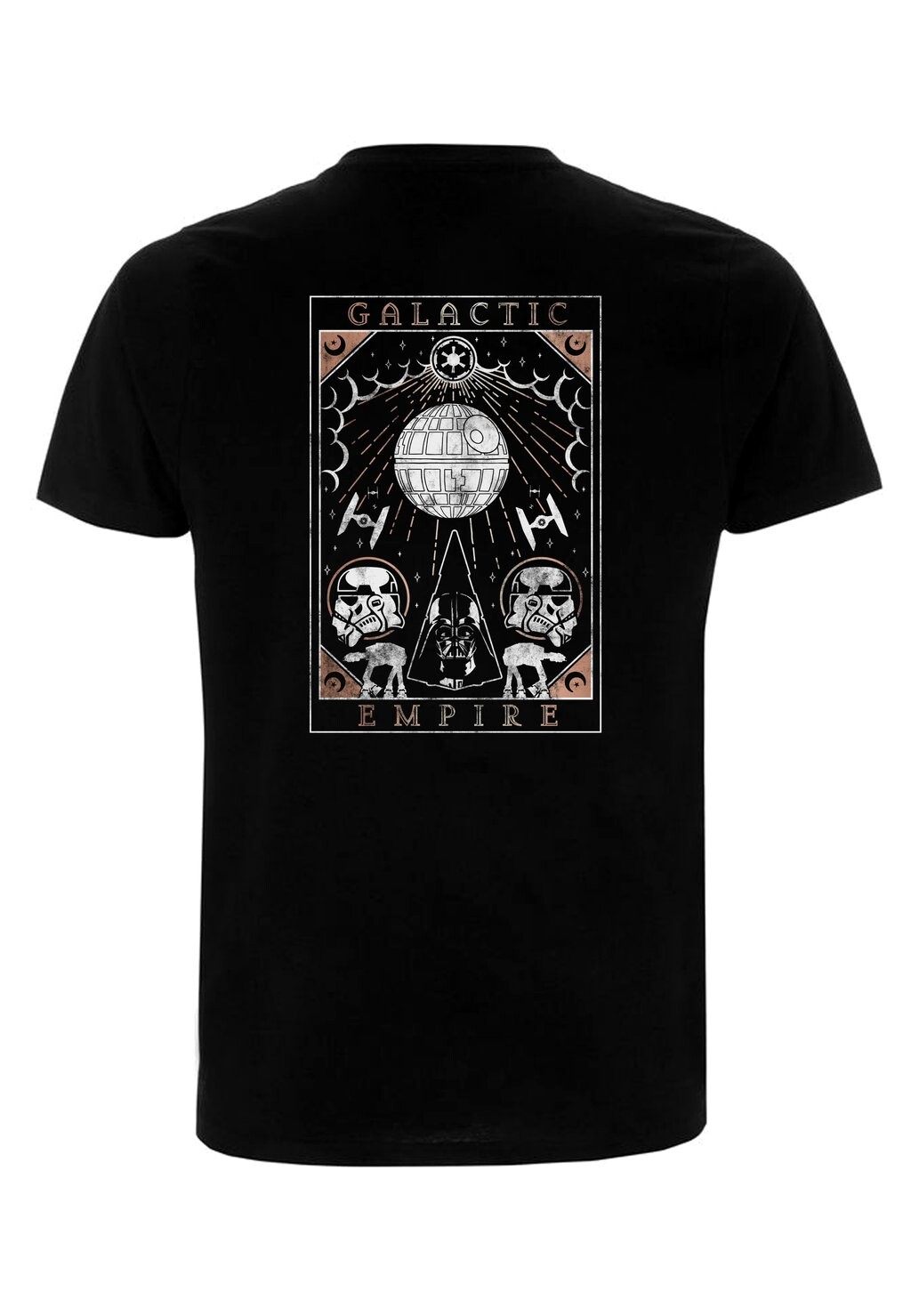 

Футболка с принтом STAR WARS CLASSIC GALACTIC EMPIRE TAROT Star Wars, черный