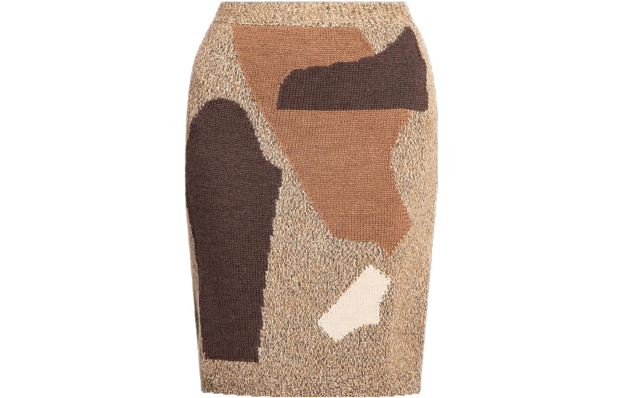 

MOSCHINO Повседневная короткая юбка женская бежевая