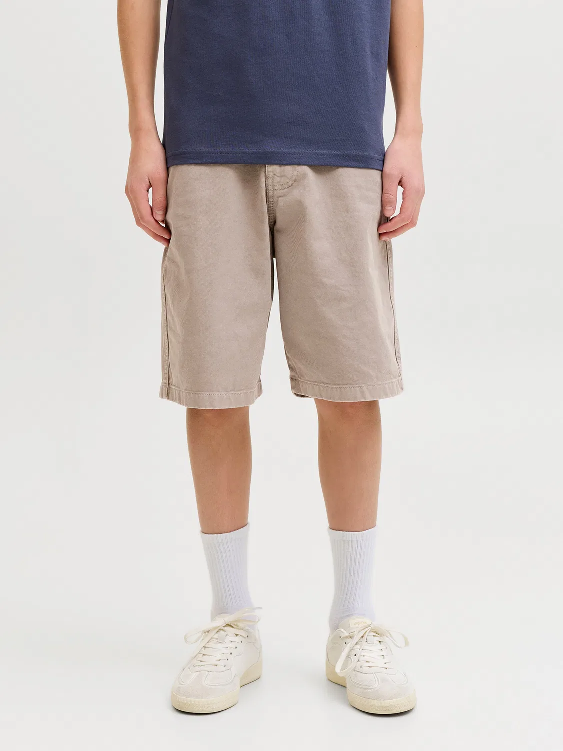 Широкие штаны Jack & Jones Junior, Beige — фото 3