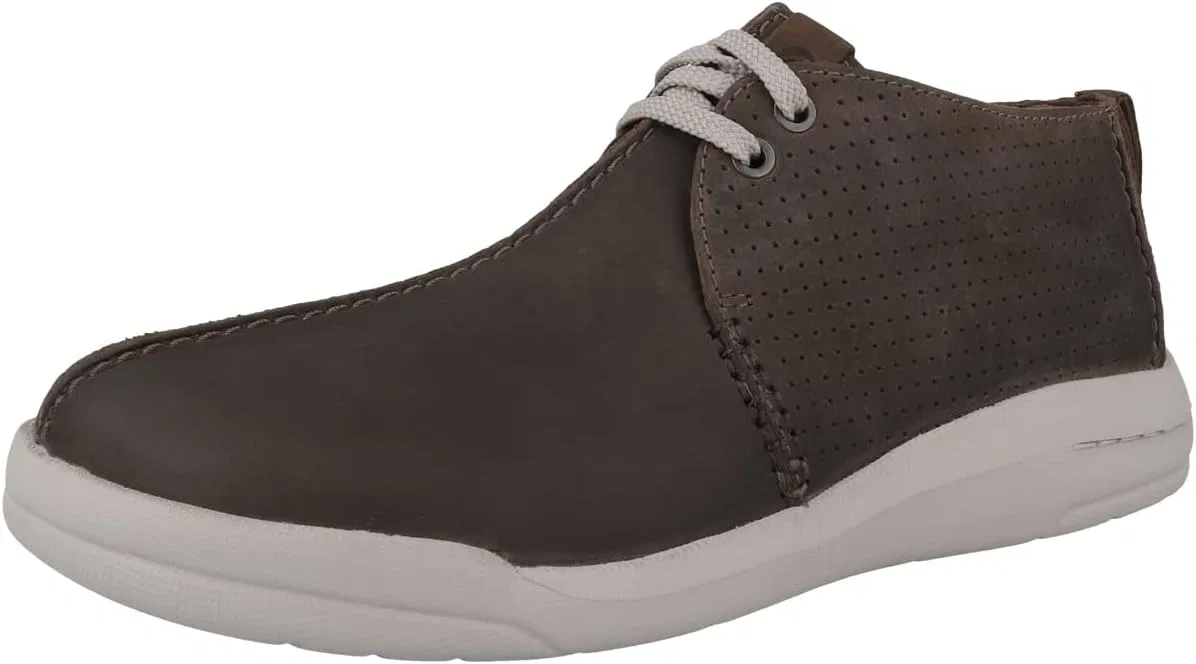Мужские кроссовки Clarks Driftway Seam Trainers, Beeswax Leather — фото 4