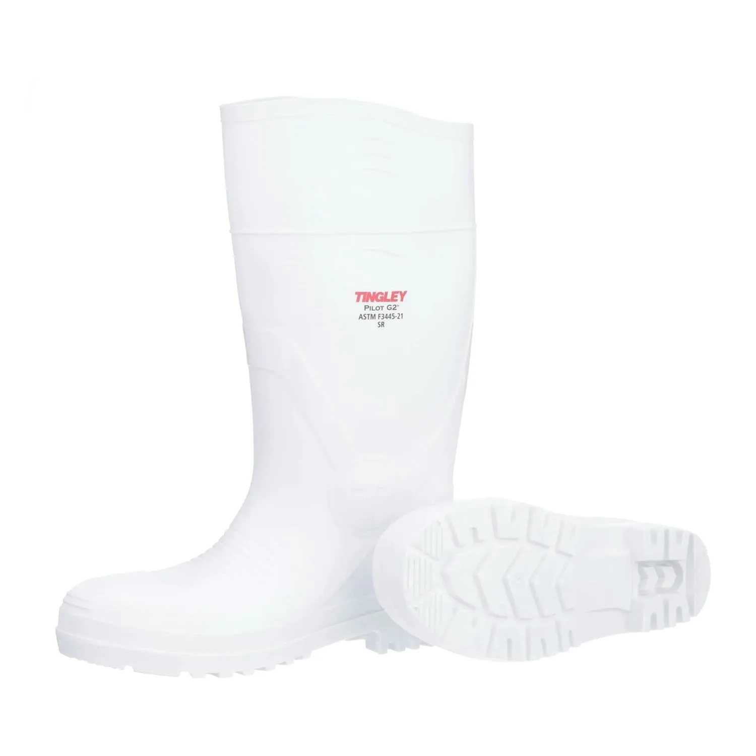 Ботинки Tingley Pilot G2 31161 с плоским мыском до колена, мужской размер 7 / женский размер 9, черные No Brand, белый — фото 2