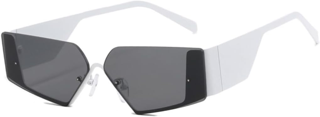 

Солнцезащитные очки в стиле ретро с геометрическим рисунком, женские, роскошные, маленькие, с защитой от УФ-излучения UV400, модные панк-очки для женщин и мужчин VFDHN, 9327-c4