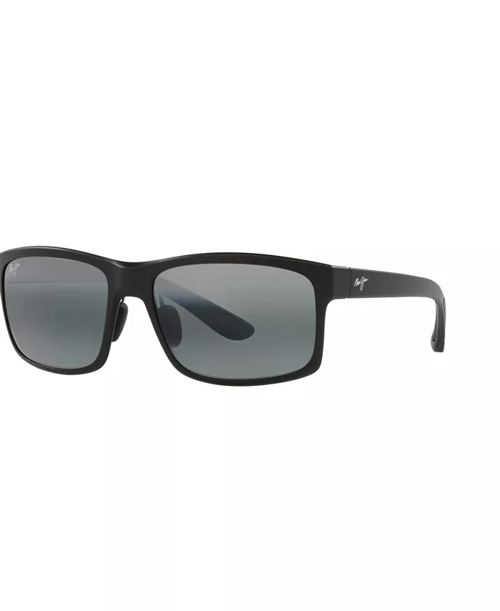 

Унисекс поляризованные солнцезащитные очки, 439 POKOWAI ARCH Maui Jim, черный