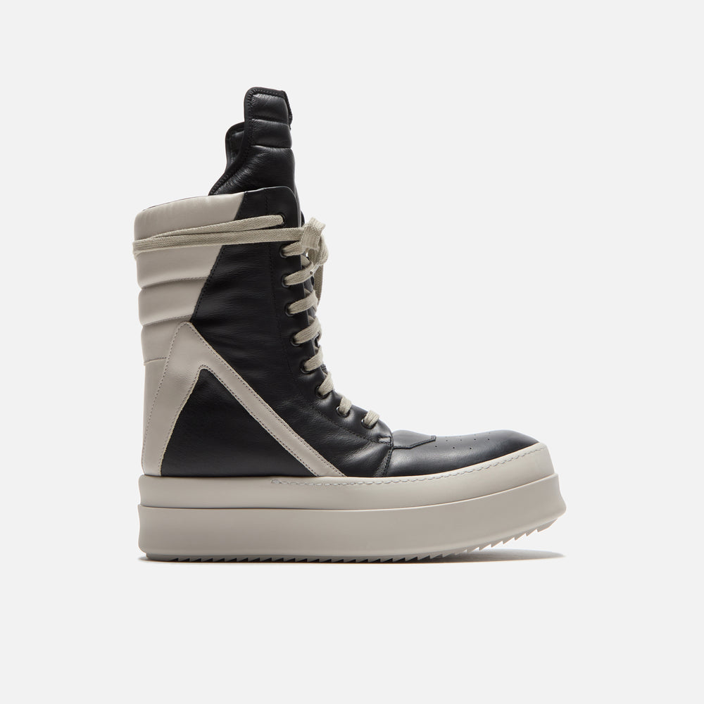 

Кроссовки Rick Owens Mega Geobasket Sneakers, цвет Black/Pearl/Pearl